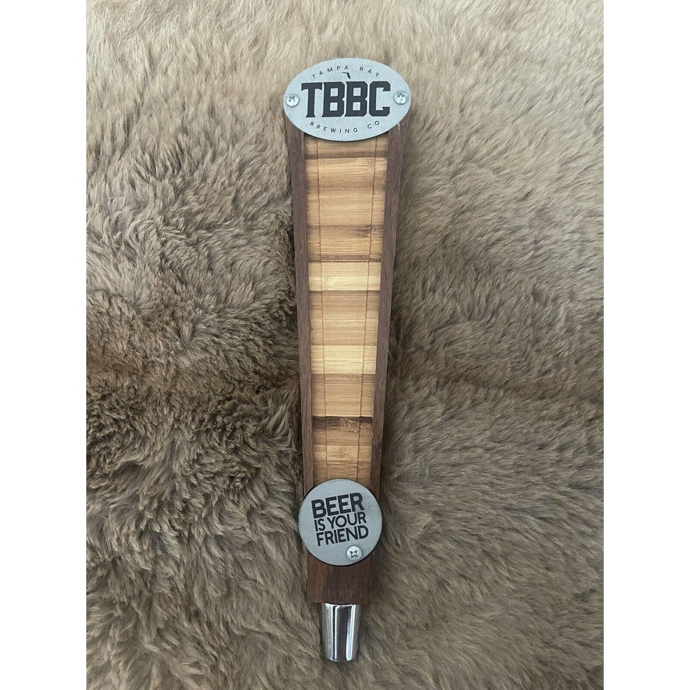 TBBC Tampa Bay Brewing Company Blank Wood Beer Tap Handle Insert Any Graphic